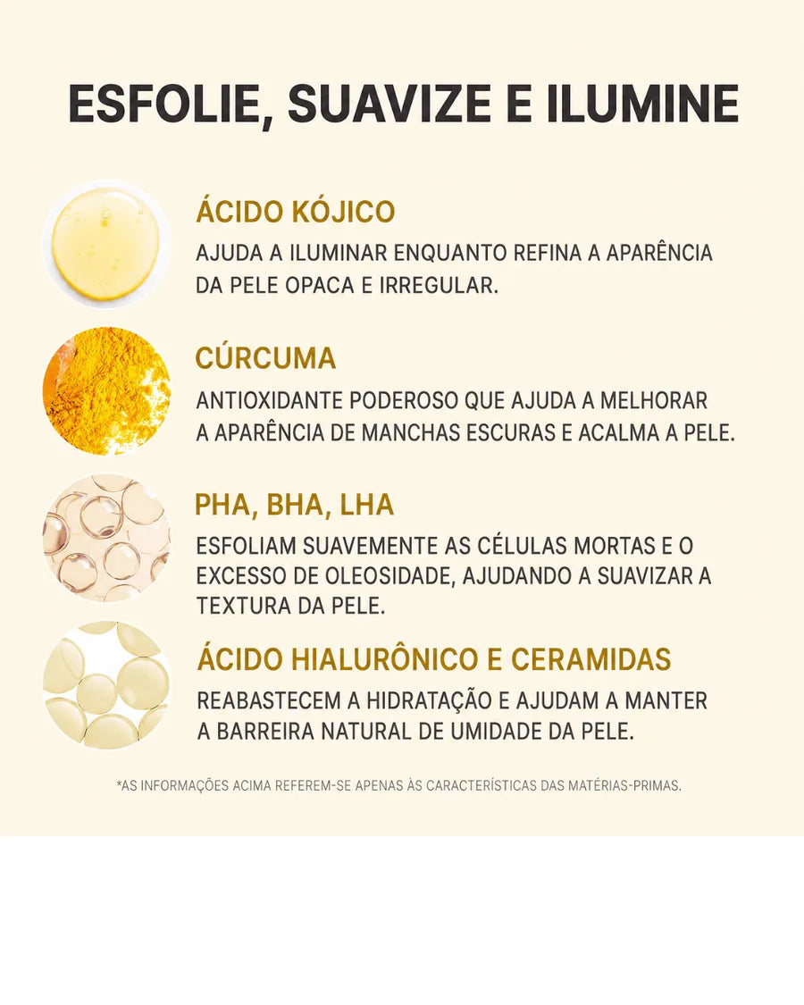 Medicube Peel Shot com Ácido Kójico, Cúrcuma, BHA, LHA e PHA - Sérum Esfoliante para Cravos, Oleosidade e Poros - foto 4