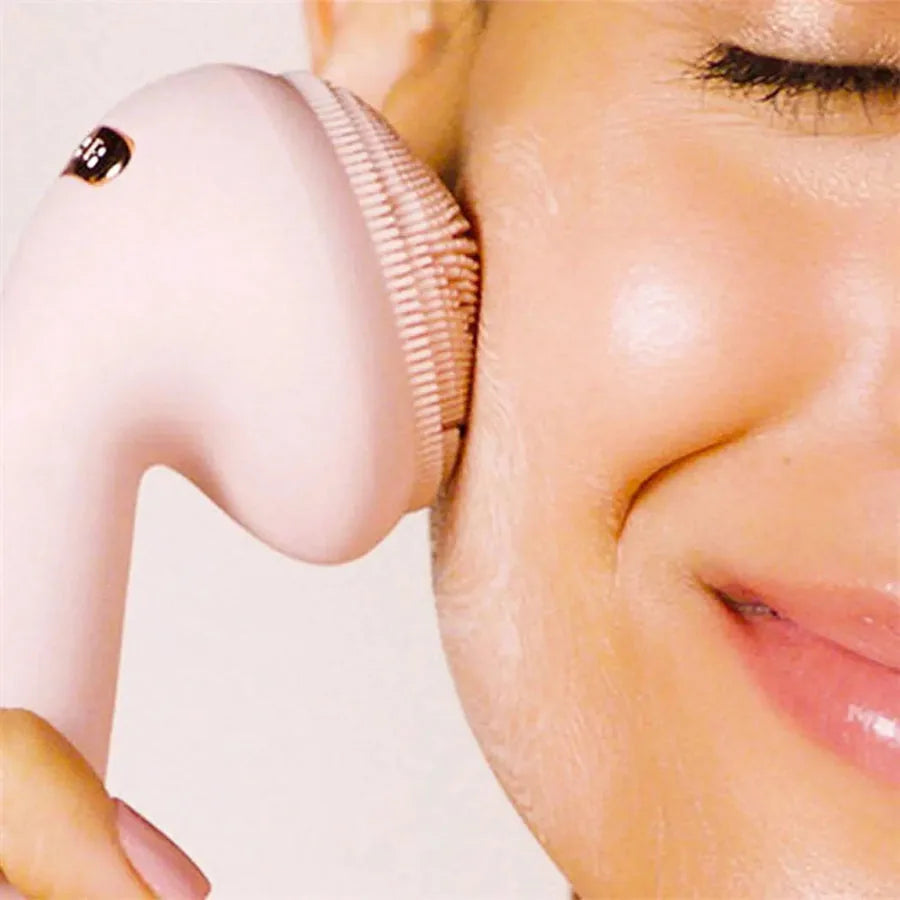 Flower Cleanser - Escova Facial Sônica de Silicone com Vibração e Carregamento USB - foto 4