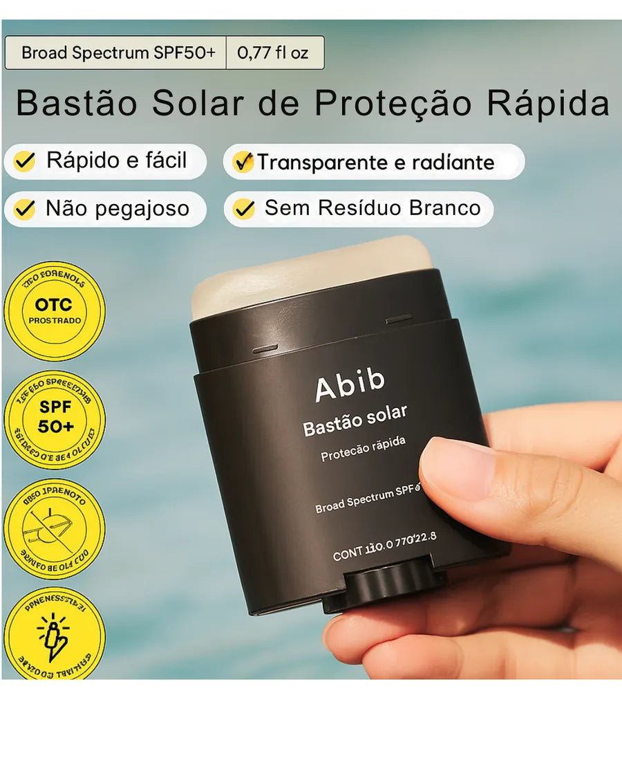 Abib Quick Sunstick Protetor Solar SPF50 Glow Natural - foto 4