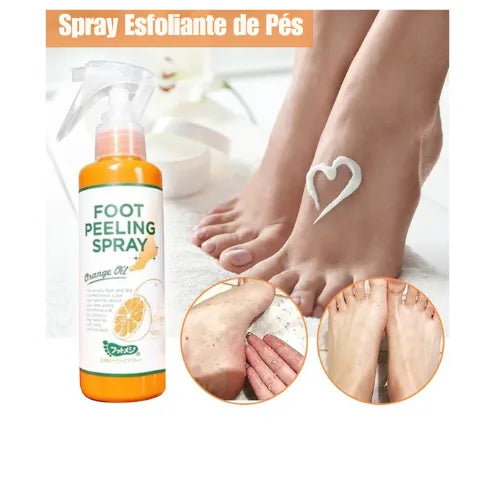 Spray Peeling para Pés com Óleo de Laranja - Removedor de Pele e Calosidades, Esfoliante e Amaciante Pés - foto 4