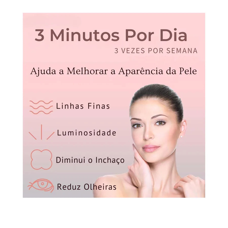 SOLAVY Aparelho Facial com LED de 7 Cores, Vibração e Aquecimento para Rosto e Pescoço - foto 4