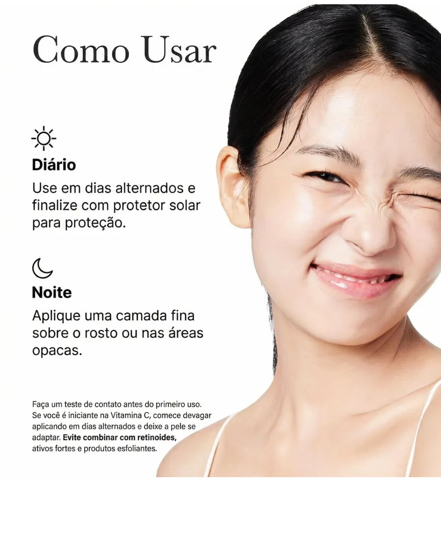 Sérum Facial Arencia Vitamina C Booster Shot - Glutationa, Niacinamida e Vitamina E para Manchas Escuras, Linhas Finas… - foto 4