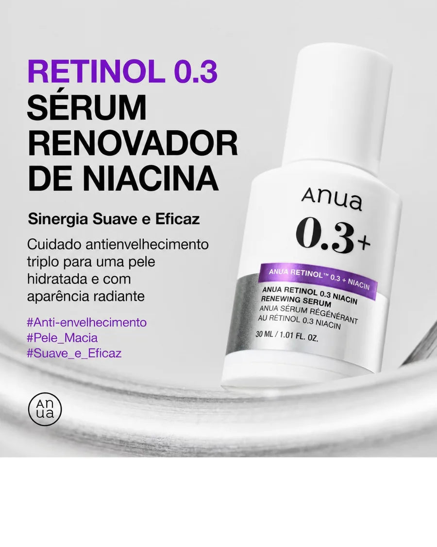 Anua Sérum Facial com Retinol 0,3% e Niacinamida 5% para Linhas Finas, Textura e Luminosidade - foto 4