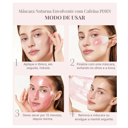 Máscara Facial Noturna Peel Off com Colágeno Medicube- Hidratação Profunda - foto 4