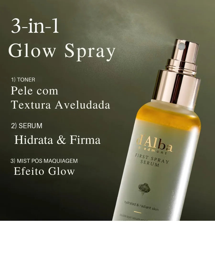 d’Alba White Truffle First Spray Serum - Sérum Facial Bifásico com Trufa Branca para Hidratação e Luminosidade - foto 4