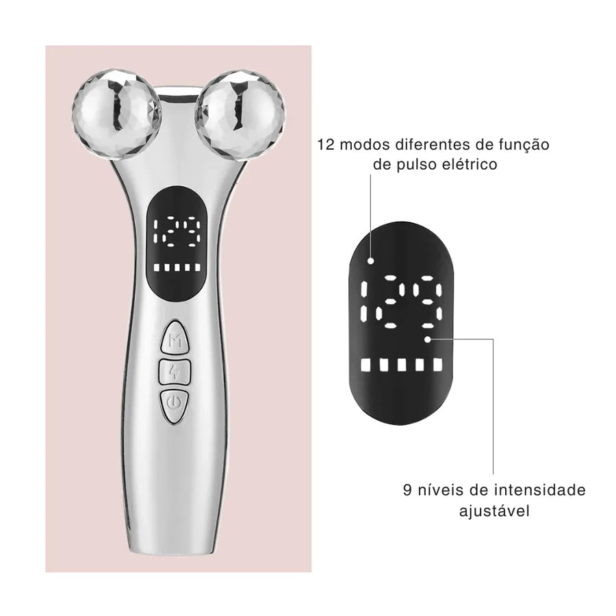 Equipamento Facial Elétrico com Microcorrente e Led - Lifting Facial e Estimulo de Colágeno - foto 4