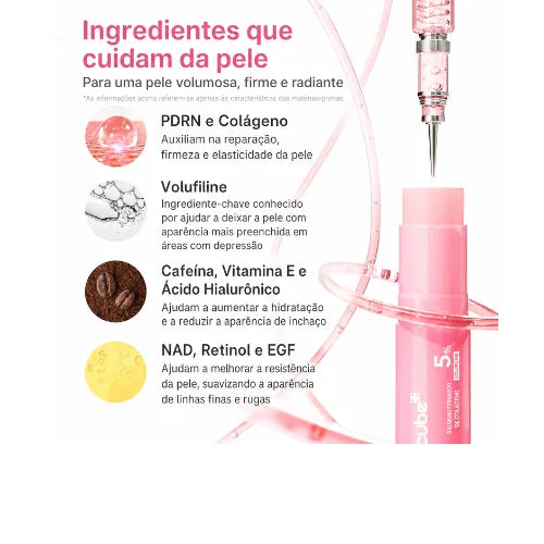 Medicube PDRN Pink Collagen Volume Multi Balm Stick - Bálsamo Coreano com PDRN, Colágeno e Volufiline para Linhas… - foto 4