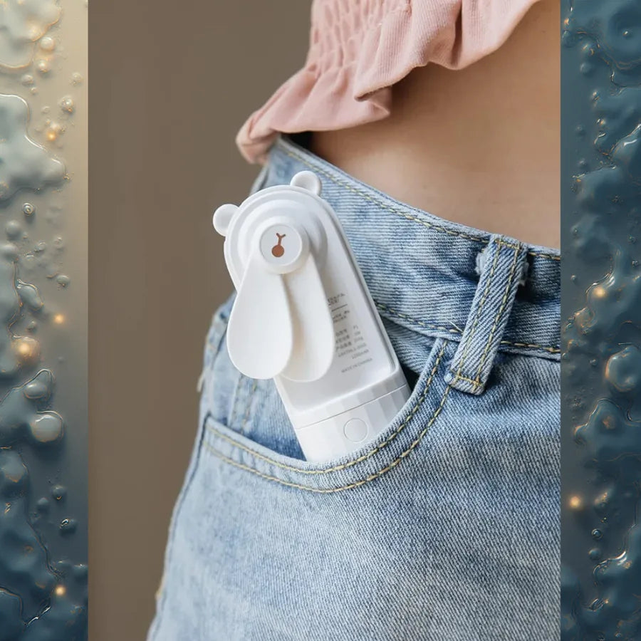 Ventilador de Bolso com Carregador USB Portátil Kantu - Refrescância em Qualquer Lugar - KYEOMI - foto 4