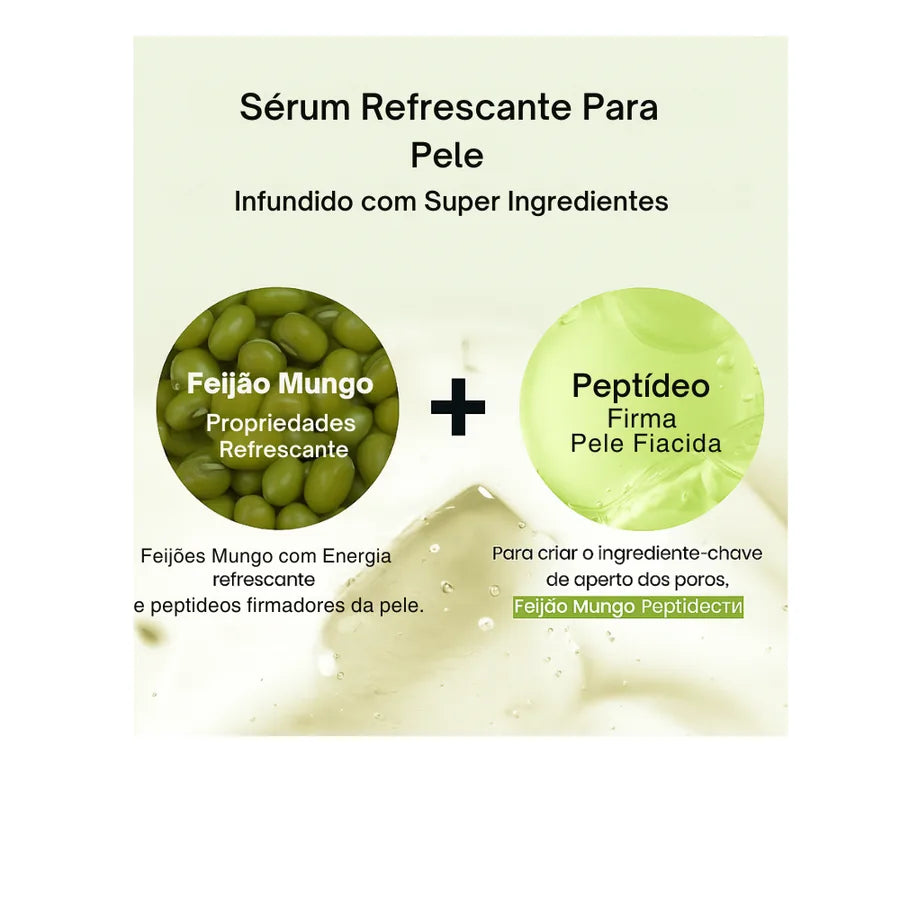 Sérum Firmador Beplain Mung Bean | Hidratação em Gel Aquoso e Calmante com Feijão Mungo - foto 4