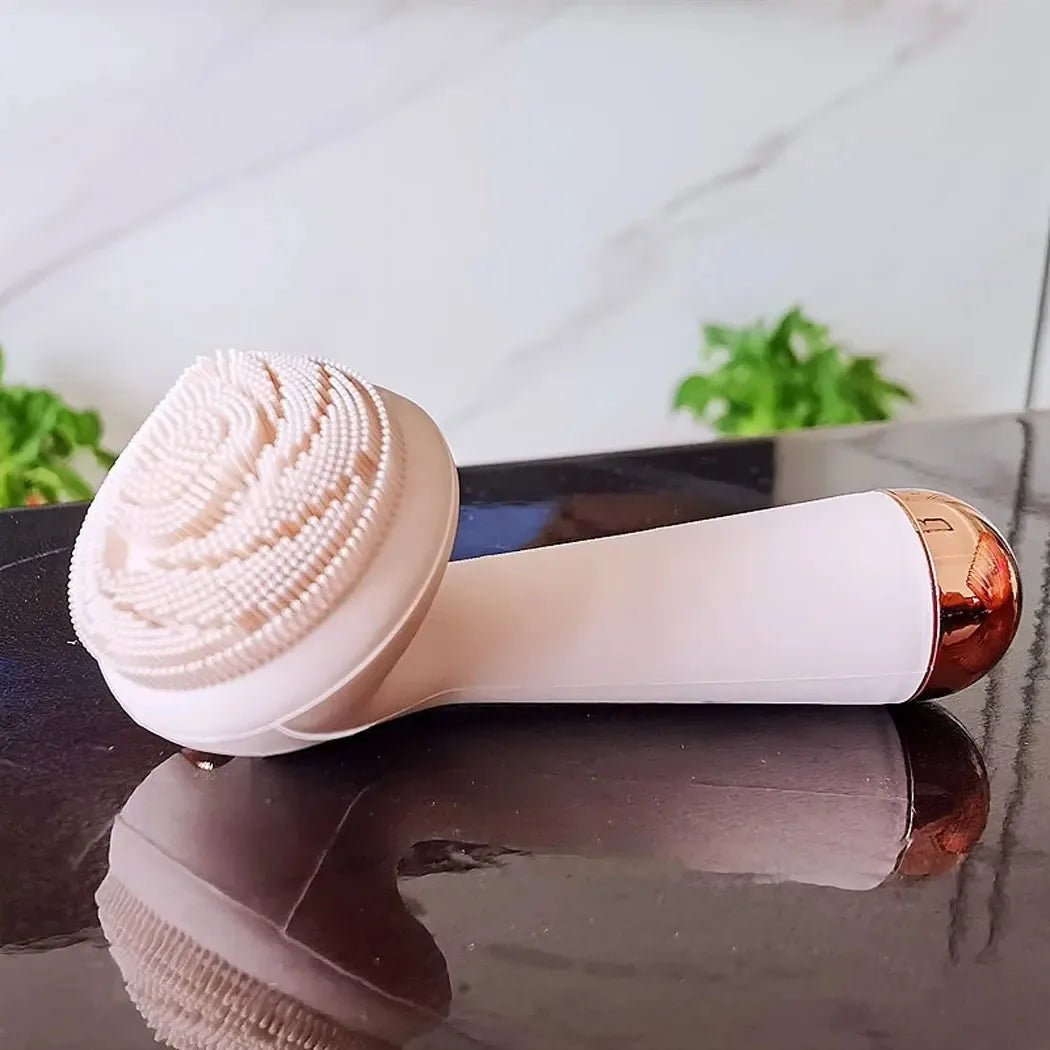 Flower Cleanser - Escova Facial Sônica de Silicone com Vibração e Carregamento USB - foto 5