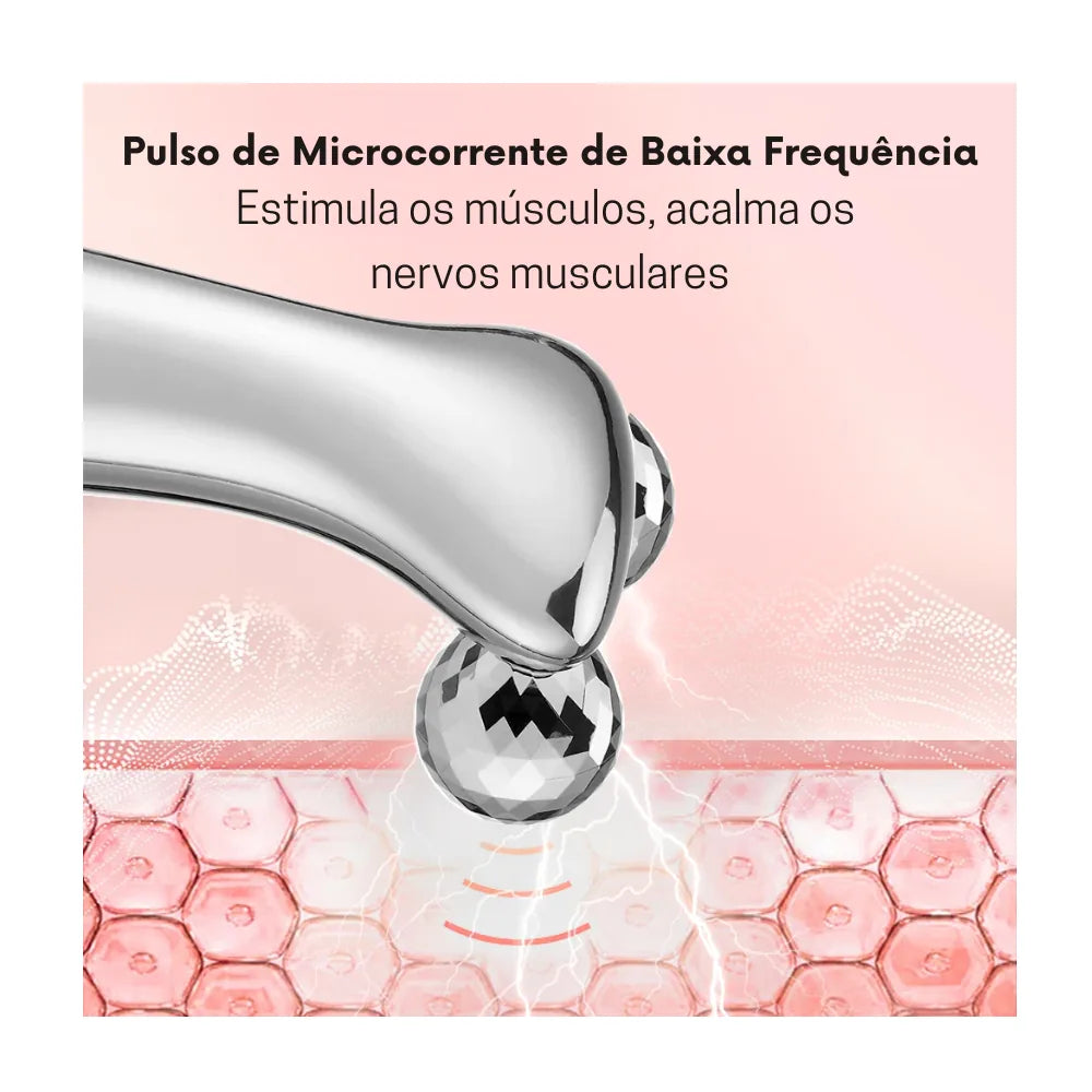 Equipamento Facial Elétrico com Microcorrente e Led - Lifting Facial e Estimulo de Colágeno - foto 5