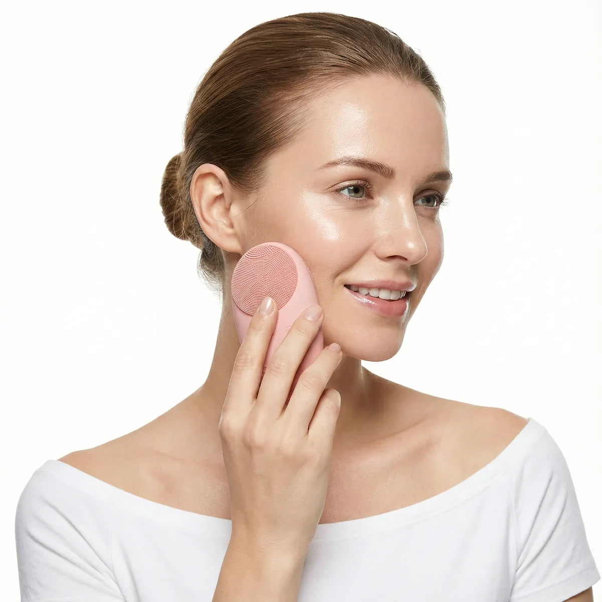 Escova de Limpeza Facial Elétrica de Silicone Jody - À Prova d’Água, Limpeza e Massageador de Poros - foto 5
