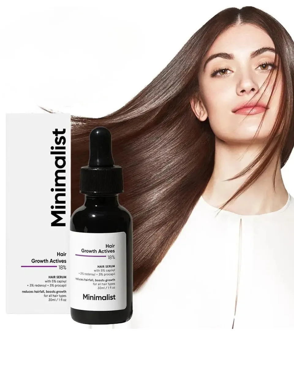 Serum Minimalist 18% para Estímulo de Crescimento e Fortalecimento Capilar - soro natural para reparação e cuidados… - foto 5