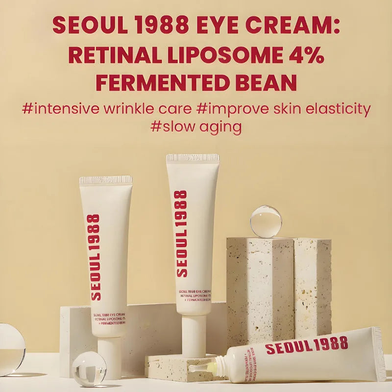 Creme para Área dos Olhos SEOUL 1988  com Retinal 4% Com Peptídeos e Bakuchiol - Ação Anti Sinais e Firmeza - foto 5