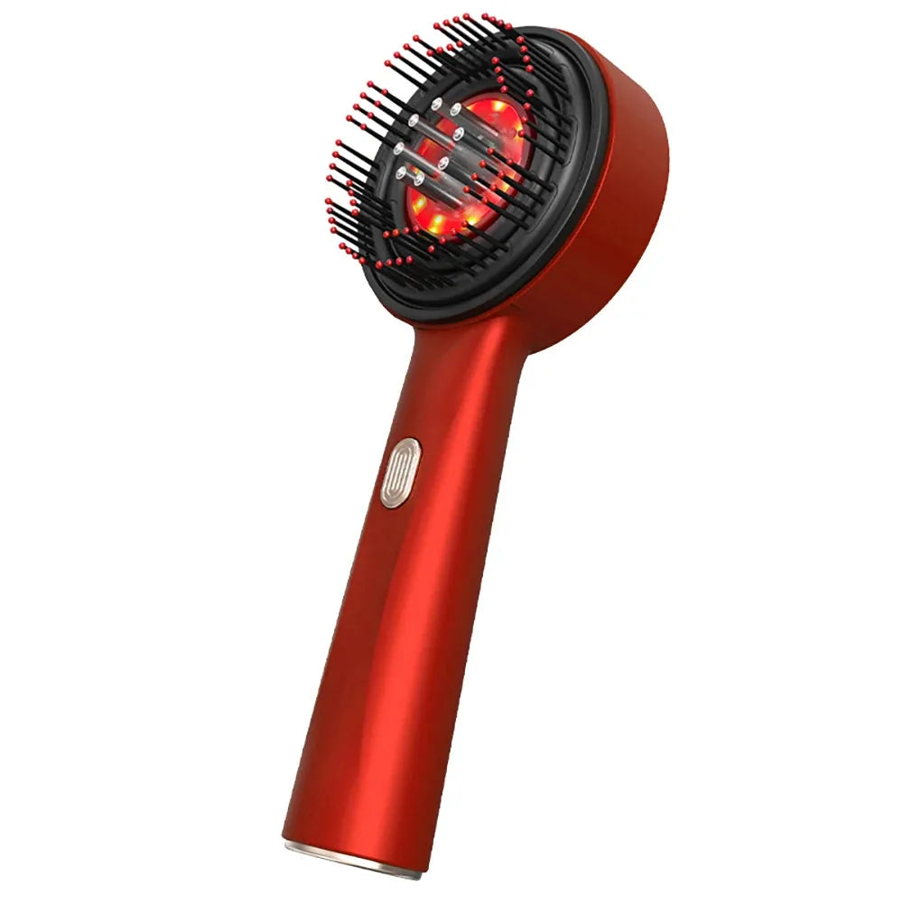 Escova Massageadora para Couro Cabeludo com Luz Vermelha 630 nm, 3 Modos e Reservatório de 6 ml - foto 6