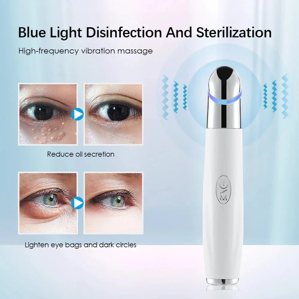 Hailicare Massageador para a Região dos Olhos com Luz LED, Vibração e Aquecimento - 3 Modos - foto 6